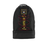Sac à dos extensible One Piece, Cartable Jolly Roger, Réglable avec 2 positions, Noir, Jaune, Rouge, Taille TU