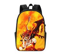 Sac à dos Fairy Tail pour hommes, femmes et adolescents, sac à dos décontracté et résistant à l'eau - CASE733 Noir