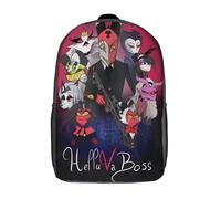 Sac à dos Fantasy Helluva Boss, sac à bandoulière basique, sac à dos, cartable, sac à dos - XTYD1671 Noir