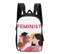 Sac À Dos Feminist Comics Bookbag Loisirs Backpack Ordinateur Portable Daypack pour Scolaire Étudiant Cadeau Rentrée