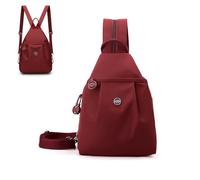 Sac à Dos Femme Antivol Petit Imperméable Léger, Mini Sac Bandoulière 2 en 1 Oxford Élégant, 21×14×30cm Sac à Dos Ville Travail Voyage Unisexe