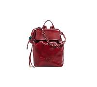 Desigual Sac à dos Half Logo Luena 30 cm logo intégré multi-compartiments rouge