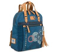 Lois - Sac a Dos Femme - Sac À Dos Femme Chic, Sac Ados Femme Élégant, Sac A Dos Antivol Femme, Sac À Dos Cuir Femme PU, Petit SDac À Dos Femme, Bleu