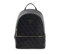 Guess Sac à dos femme Follie Travel Small Backpack Coal Logo gris foncé