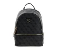 Guess Sac à dos femme Follie Travel Small Backpack Coal Logo gris foncé