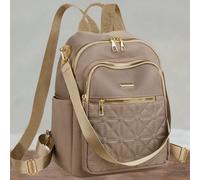 Sac à dos femme nouveau, motif de treillis de strass, grande capacité, mode voyage, tout usage, en tissu Oxford CarreauPolyamide