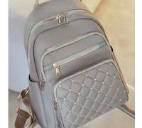 Sac à dos femme nouveau, motif de treillis de strass, grande capacité, mode voyage, tout usage, en tissu Oxford CarreauPolyamide