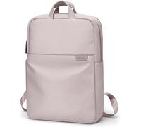 Sac À Dos Femme Pour Ordinateur Portable 17 Pouces, Sac Pc Portable Pour Affaire Travail Collège Voyage, Sac École Léger, Rose Gris Gris