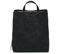 Sac a dos femmes Desigual BACKPACK ROMEO FLORAL TOTAL BLACK SUMY Noir Unique