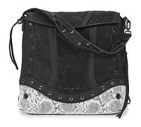 Sac a dos femmes Desigual BACKPACK SNAKE PATCH JERSEY 2.0 MINI Noir Unique
