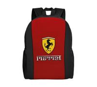 Sac à dos Ferrari pour adolescent, cartable en toile, sac à dos pour ordinateur portable, unisexe - HXN1964 Noir