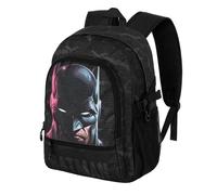 Karactermania Sac à dos Fight FAN 2.2 – DC Comics Batman Face – Noir, Taille Unique, 31 x 44 cm, 24 L