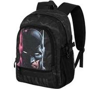 Karactermania Sac à dos Fight FAN 2.2 – DC Comics Batman Face – Noir, Taille Unique, 31 x 44 cm, 24 L