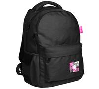Sac À Dos Fille 2 Compartiments Barbie born To Play 41 Cm Noir / Rose TU