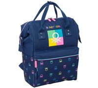 Sac À Dos Fille Benetton Cool Avec Compartiment Pour Ordinateur 40 Cm Bleu / Multicolore TU