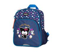 Sac À Dos Fille Chacha Cherry ? 1 Compartiment Zippé ? Kidabord Rouge/gris/blanc/noir TU