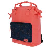 Sac À Dos Fille Kip Love En Toile Déperlante 40 Cm Pêche TU