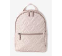 VERTBAUDET Sac à Dos Maternelle Fille Imprimé Coeurs Doublé rose poudré TU