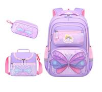 Sac A Dos Fille - Sacs À Dos Pour Enfant Spacious Lightweight School Backpack For Young Girls With Protective Spine Support 3 Piece For Elementary Grade Large Capacity Preschool Children Backpack