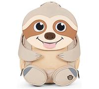 Affenzahn Sac à dos Grand Ami - Ergonomique et ludique 8L, 3-5 ans - Paresseux Beige