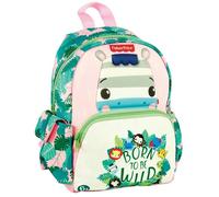 Sac À Dos Maternelle Zèbre En Tissu Doux Fisher-price Blanc / Rose / Clair TU