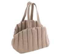 Sac de Transport Chat - Chien - Flamingo Gladys Beige - 58×32×34 cm - Polyester + Mousse - Fond Amovible (Housse) - Sangle sécurité - Base Large pour Couchage