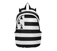 Sac à dos floral mignon pour femme décontracté drapeau bretagne sac à dos cool étudiant