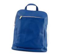 Sac À Dos Florence Femme En Cuir Véritable City Sac Bleu OTF610B
