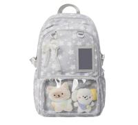 Sac à dos fourre-tout en nylon Star Itabag pour femme | Ruban d'affichage épingles Itabag mignon, style Y2K pour shopping, travail, rendez-vous, voyages, utilisation quotidienne