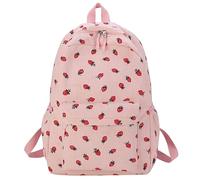 Sac à dos, fraise, multiple, élégant, décontracté, léger, cartable pour femmes et filles, retour à l'université sacs à dos pour filles, Rose, Taille unique pour tous, Sac à dos tyrolien