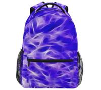 Sac À Dos Fumée De Flamme Violette Abstraite Sac A Dos Scolaire | Rucksack classique Cartables Pour Randonnée