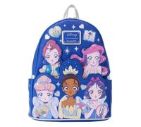 Sac à dos - FUNKO - Loungefly - Disney Princess Manga - Bleu royal - Simili cuir - 26,5 cm