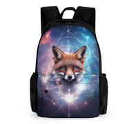 Sac à dos Galaxy Fox en polyester, multifonction, antivol, grande capacité, pour gym, randonnée, extérieur, avec bretelles rembourrées