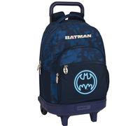 Sac À Dos Garçon Avec Roulettes Batman Legendary 45 Cm - Qualité Premium Bleu Marine TU
