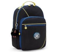 Sac À Dos Garçon Kipling Seoul Lap Lets Scuba 44 Cm Avec Poche Pour Ordinateur Noir / Jaune / Bleu TU