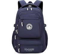 Sac À Dos Garcon Pour Adolescent, Sac College Garcon Renforcé Pour Pc Portable De 15,6 Pouces, Sac D'École Décontracté À La Mode Pour Garçons 4Ème 5Ème 6Ème
