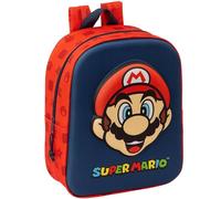 Sac À Dos Garçon Safta Super Mario 3d Moulé En Tissu Synthétique Blanc / Bleu / Bleu TU