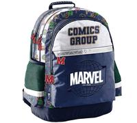 Sac À Dos Garçon Solaire Marvel Comics Group À 2 Compartiments 41 Cm Bleu / Vert / Gris TU