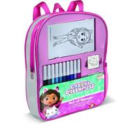 Sac A Dos Garni - Multiprint - 24117 - 4 Tampons Gabby Et La Maison Magique