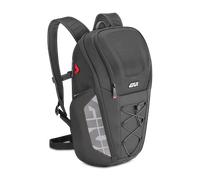 Givi Sac à dos de moto EASY13 18L – poche porte-casque amovible, housse de pluie, PC 16" – Noir