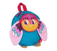 Sac à dos goûter BODYPACK - modèle chouette - pour enfant fille - tissu écologique - dimensions L22xl9,5xH25