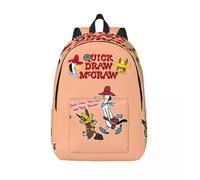 Sac à dos grande capacité pour cadeaux, jeu, Q-Quick Draw, McGraw Show, sac léger pour ordinateur portable, randonnée Noir