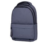 Sac à dos - Gris - 2 compartiments + poches zippées - Dos matelassé - Collège -