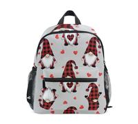 Sac à dos gris avec nains mignons pour tout-petits, filles, garçons, petits enfants, Gnomes mignons gris 1, Medium, Sacs à dos cool imprimé football
