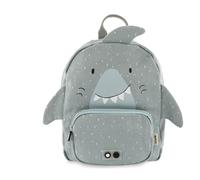 Sac à dos gris pour enfants - Mr Shark, parfait pour l'école