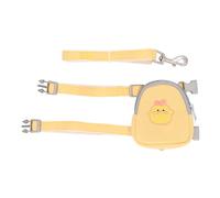 Sac à dos harnais avec laisse pour chien - Motif animal élégant - Réglable - Pour petits chiens et chats - Aventures en plein air - En polyester et coton - Poussin