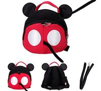 Sac à Dos Harnais de Marche pour Bébé Rênes 2 m, Sac à Dos Avec Laisse Anti-perte de Dessin Animé Avec Bracelet de Sécurité pour Enfants, Mini sacs à Dos Sécurité pour Enfants de 1 à 3 Ans, Scarabée