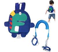 Sac a Dos Harnais de Sécurité anti Perte Enfant Tout-Petit Sac à dos Anti-Perdu Sac dinosaure pour tout-petits pour les Enfants de 1 à 4 Ans Sac la Sangle Caricature Anti - Perdu Les Rênes