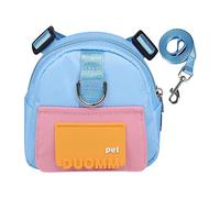 Sac à dos harnais pour chien - Petit sac à dos pour chien,Sac d'école pour chiot sangle soyeuse élargie, tissu sergé imperméable pour Golden Retriever, Husky, Shiba Troonz