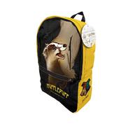 Sac à dos Harry Potter Hufflepuff - Sac à dos officiel de Poudlard avec l'écusson de Hufflepuff, idéal pour les fans et les élèves, robuste et spacieux